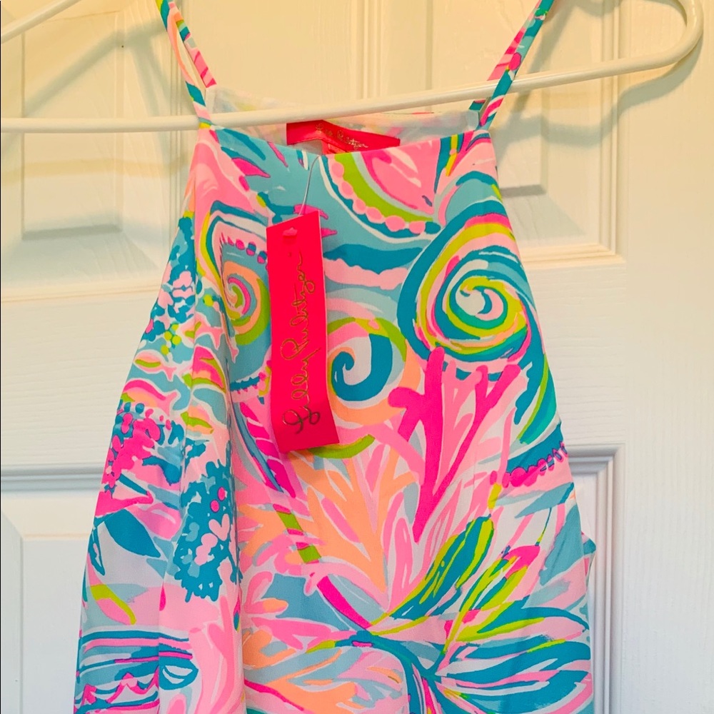 Lilly Pulitzer silk top XL